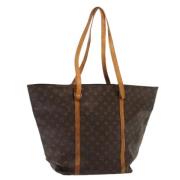 Pre-owned Canvas totes Louis Vuitton Vintage , Brown , Dames