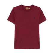 Korte Mouw T-Shirt Collectie Ralph Lauren , Red , Heren