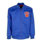 NBA Lichtgewicht Satijnen Bomberjack Mitchell & Ness , Blue , Heren