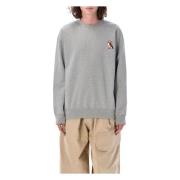 Grijze Melange Puffin Borduurwerk Sweatshirt JW Anderson , Gray , Here...