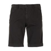 Zwarte Chino Bermuda Shorts voor Mannen 40Weft , Black , Heren