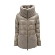 Ivoor Nepbont Pufferjas Herno , Beige , Dames