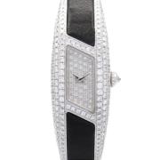 Pre-owned White Gold watches Cartier Vintage , Gray , Dames