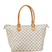 Pre-owned Canvas louis-vuitton-bags Louis Vuitton Vintage , White , Da...