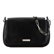 Pre-owned Leather shoulder-bags Gucci Vintage , Black , Dames