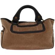 Pre-owned Suede handbags Celine Vintage , Brown , Dames