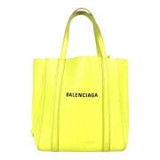 Pre-owned Leather balenciaga-bags Balenciaga Vintage , Yellow , Dames