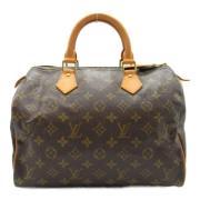 Pre-owned Canvas louis-vuitton-bags Louis Vuitton Vintage , Brown , Da...