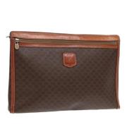 Pre-owned Leather briefcases Celine Vintage , Brown , Dames