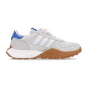 Lage Suède Leren Sneaker Off White Adidas , Gray , Heren