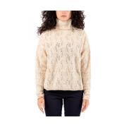 Dames Blouse Stijlvol Max Mara , Beige , Dames