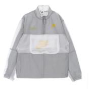 Windbreaker Jack met Hoge Hals en Halve Rits Nike , Gray , Heren