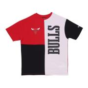 Chicago Bulls Logo T-shirt Rood/Zwart New Era , Multicolor , Heren