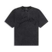 Link Gewassen T-shirt Axel Arigato , Black , Heren