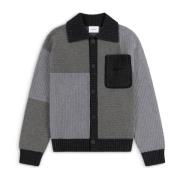 Franco Patch Cardigan Axel Arigato , Gray , Heren