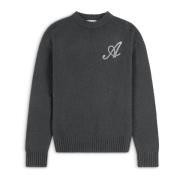 Beyond Signature Sweater Axel Arigato , Gray , Heren