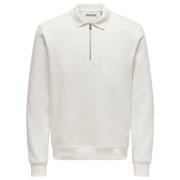 Abbott Regular Polo in Cloud Dancer Only & Sons , White , Heren