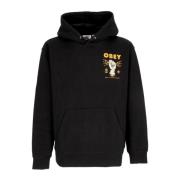 Lichte Hoodie Nieuwe Clear Power Hoodie Fleece Zwart Obey , Black , He...