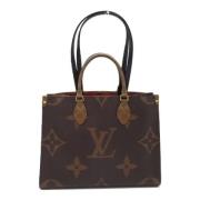 Pre-owned Canvas louis-vuitton-bags Louis Vuitton Vintage , Brown , Da...