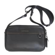 Pre-owned Leather crossbody-bags Coach Pre-owned , Black , Dames