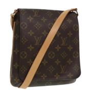 Pre-owned Canvas louis-vuitton-bags Louis Vuitton Vintage , Brown , Da...