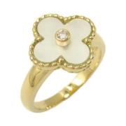 Pre-owned Yellow Gold rings Van Cleef & Arpels Pre-owned , White , Dam...