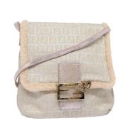 Pre-owned Canvas fendi-bags Fendi Vintage , Beige , Dames