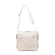 Pre-owned Coated canvas louis-vuitton-bags Louis Vuitton Vintage , Whi...