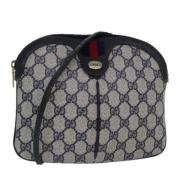 Pre-owned Leather gucci-bags Gucci Vintage , Blue , Dames