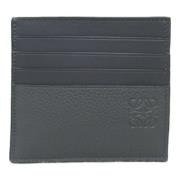 Pre-owned Leather wallets Loewe Pre-owned , Gray , Dames