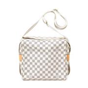 Pre-owned Coated canvas louis-vuitton-bags Louis Vuitton Vintage , Whi...