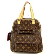 Pre-owned Fabric louis-vuitton-bags Louis Vuitton Vintage , Brown , Da...