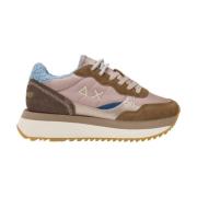 Big Ally Winter Sneakers Beige Sun68 , Beige , Dames