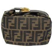 Pre-owned Canvas handbags Fendi Vintage , Brown , Dames