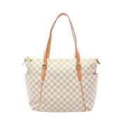 Pre-owned Leather louis-vuitton-bags Louis Vuitton Vintage , White , D...