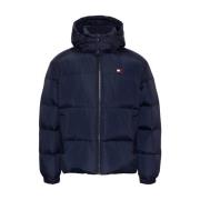 Gewatteerde jas met capuchon Tommy Hilfiger , Blue , Heren