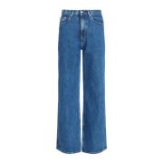 Bootcut Jeans voor Moderne Stijl Tommy Hilfiger , Blue , Dames