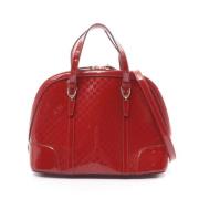 Pre-owned Leather gucci-bags Gucci Vintage , Red , Dames