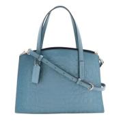 Pre-owned Leather handbags Coach Pre-owned , Blue , Dames