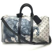 Pre-owned Fabric louis-vuitton-bags Louis Vuitton Vintage , White , He...