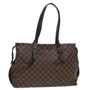 Pre-owned Canvas louis-vuitton-bags Louis Vuitton Vintage , Brown , Da...