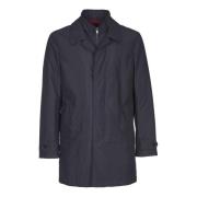 Blauwe regenjas waterafstotend bovenkleding Aw24 Fay , Blue , Heren