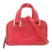 Pre-owned Fabric handbags Loewe Pre-owned , Red , Dames