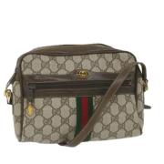 Pre-owned Canvas gucci-bags Gucci Vintage , Brown , Dames