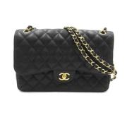 Pre-owned Fabric shoulder-bags Chanel Vintage , Black , Dames