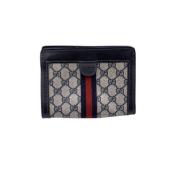 Pre-owned Canvas clutches Gucci Vintage , Blue , Dames