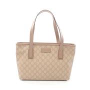 Pre-owned Leather gucci-bags Gucci Vintage , Beige , Dames