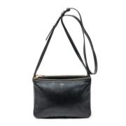 Pre-owned Leather shoulder-bags Celine Vintage , Black , Dames