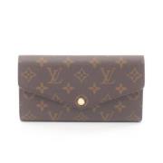 Pre-owned Leather wallets Louis Vuitton Vintage , Brown , Dames