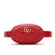 Pre-owned Leather shoulder-bags Gucci Vintage , Red , Dames